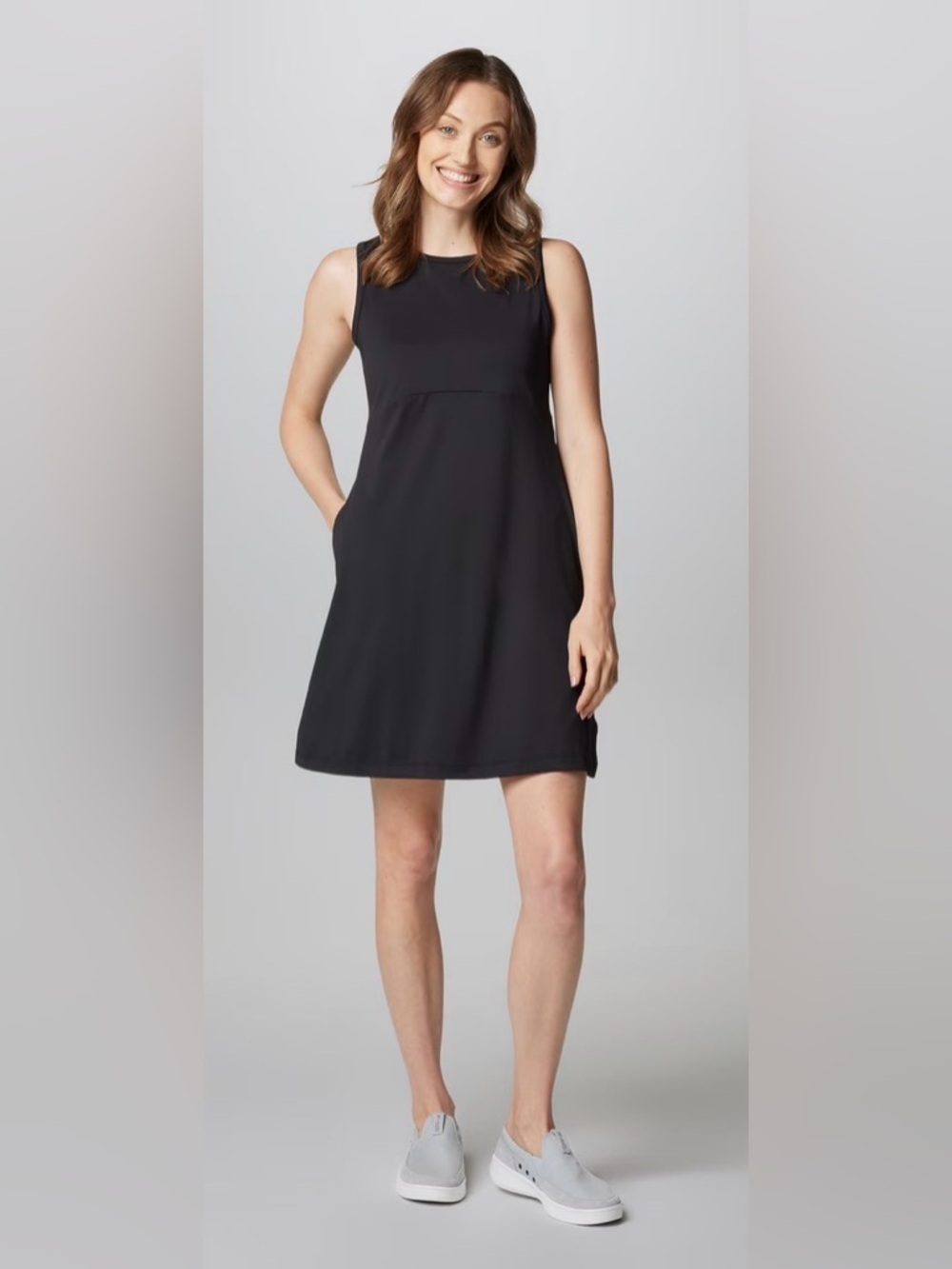 Columbia PFG Anytime Black Tank Dress Size XL